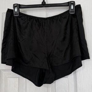 Victoria Secret Black Satin Shorts